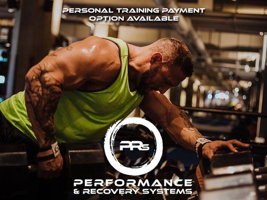 Now offering Personal Training payment options on all personal training packages.