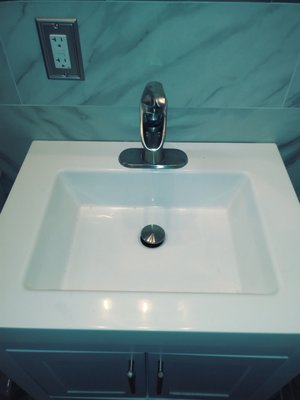 Installation of lavatory sink and faucet edgewater NJ