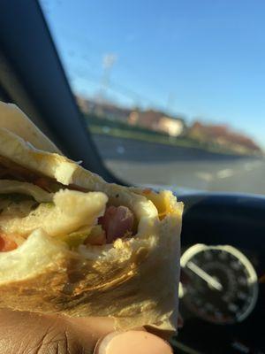 Wawa Edgewood, MD Egg white Burrito