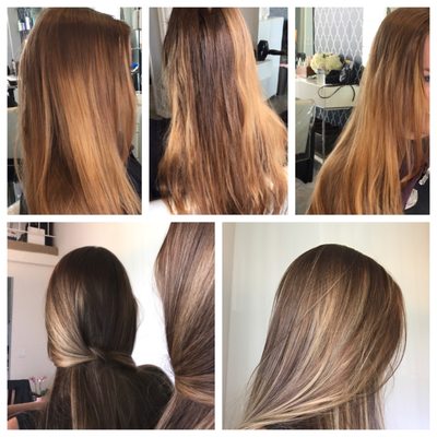 The top three are before Lisa worked her magic! The bottom two are the final product - I couldn't be happier!!