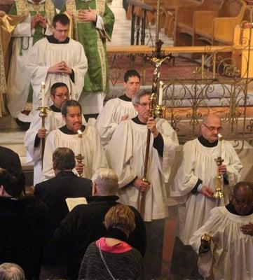 Final Procession at Solemn High Mass