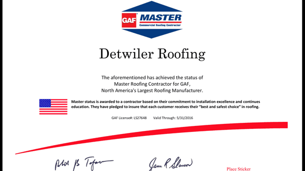 Detwiler Roofing