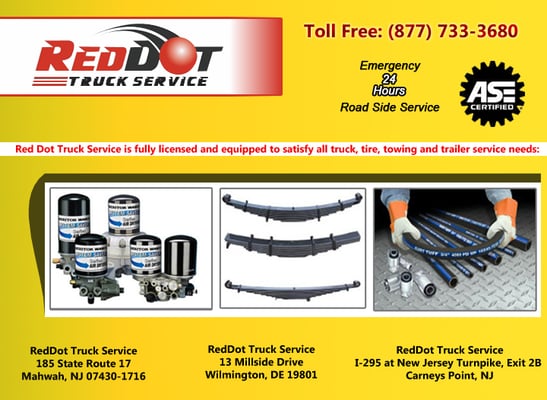 Truck Repair New Jersey https://www.reddottruckservice.com/