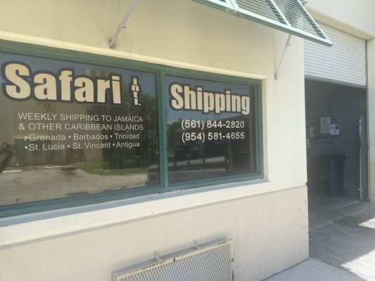 Safari International Shipping