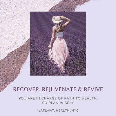 Recover, Rejuvenate & Revive with our holistic services - colonic hydrotherapy, lymphatic therapy, infrared sauna and more.