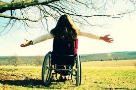 wheelchair user enjoying fresh air