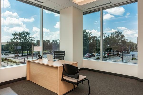 Corner office space with beautiful views!