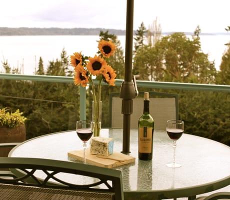 Wine & Cheese on the deck anyone?