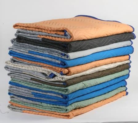 Moving Blankets made locally from domestic textiles.