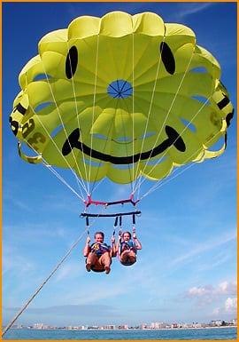 Fly 1, 2 or 3 at a time with Johns Pass Parasail in Madeira Beach