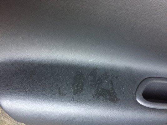 Dirty Car interiors - they don't spend time cleaning car or worry about infections passed on to customers