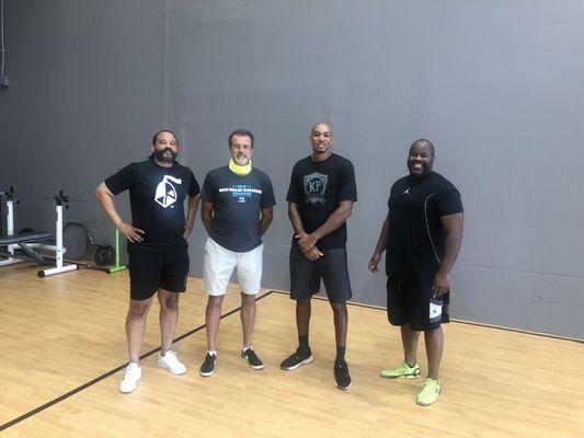 Coach Mathews, Rob Sommerfelt (formerly of Gym Ratz) Coach Spencer and myself