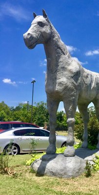 Horse statue