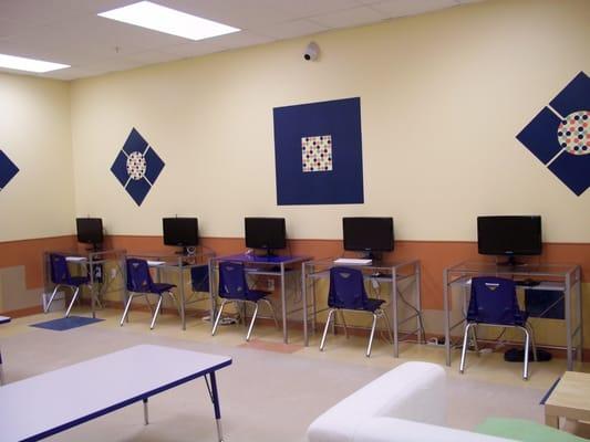 Computers and ipads in classrooms!