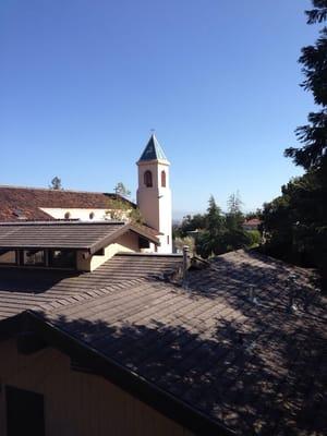 Looks like roof tops of a small town in Piedmont.... Italy :)