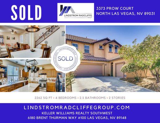 #LindstromRadcliffeGroup #SFRMarketUpdate #LasVegasRealtor #SOLD