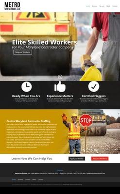 Web Design www.metrositeservicesllc.com