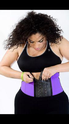 Colored Active Short Torso  Waist Trainer