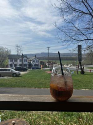 Aperol spritz on the deck