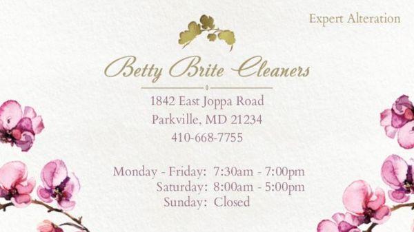 Betty Brite Cleaners