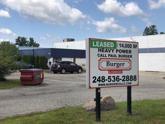 Leased - Industrial Building - Romulus, Michigan