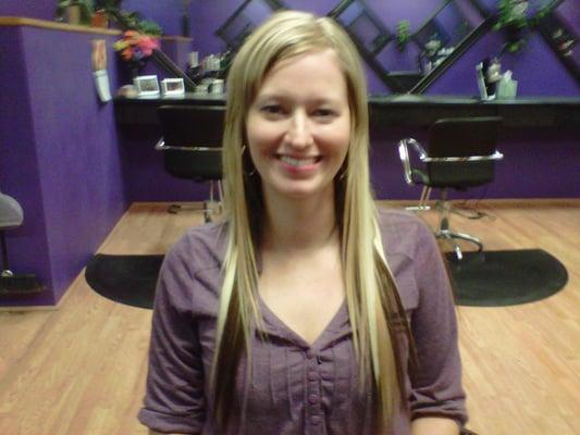 Ashley Is great with extensions and does them for an awesome price!!! Call to book a consult today!!!