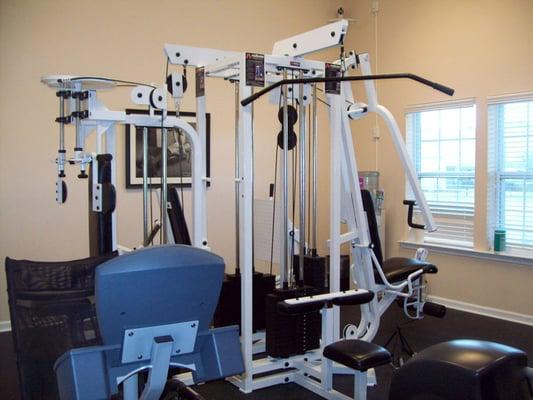 Hunter AAF Homes fitness room