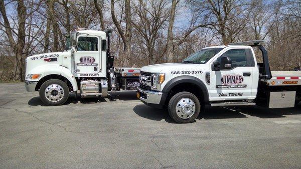 Two newer clean smoke free trucks