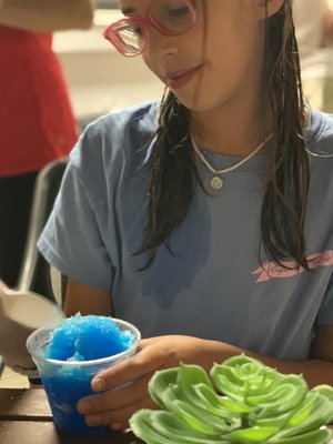 Blue raspberry sno cone