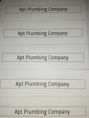 Apt Plumbing