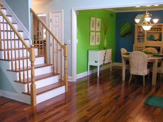 Tigerwood Floor & Staircase - Burlington Twp., NJ