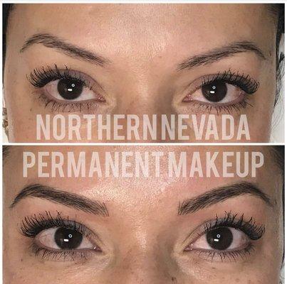 Microblading and shading