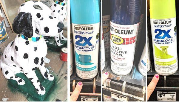 Home Depot, Broomall -- I was able to match spraypaint for Dalmatian collars to exact school colors for a local school!