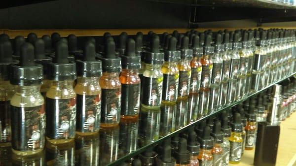 Lots of E-liquid to choose from!