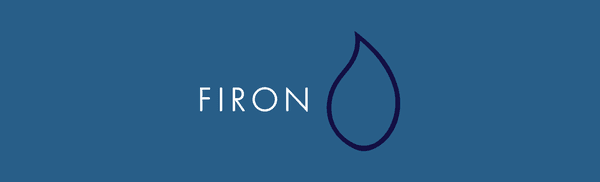 Firon Logo on Blue