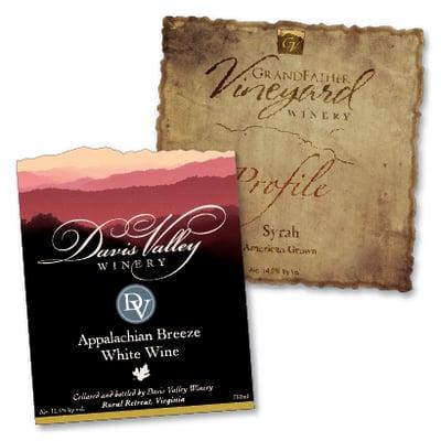 Digital Printed Wine Labels