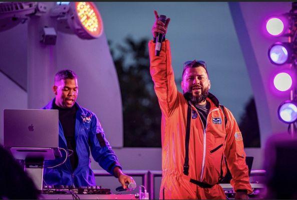 Pastor Tony Alonso was the DJ at a special event where he got to dress like an astronaut!