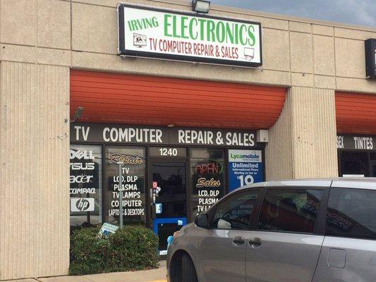 Irving Electronics - Excellent knowledge and great service on my Lenovo Desktop Think Center.  This is my new computer repair facility.