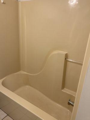 After pic of shower tub