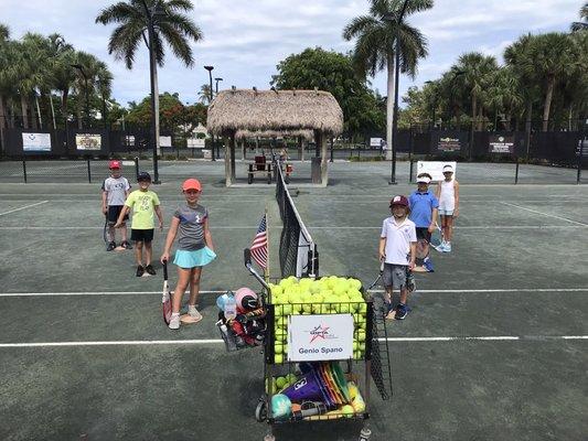 Arthur Allen tennis center..coach Gino