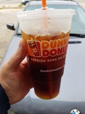 This is how a cold brew looks like not the dark mud looking drink they sold me they're full of S---!