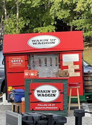 Portable waggin at the Stonington Farmers Market