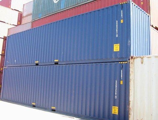 New and used 40 FT standard and high cube cargo containers