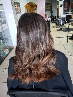 After balayage