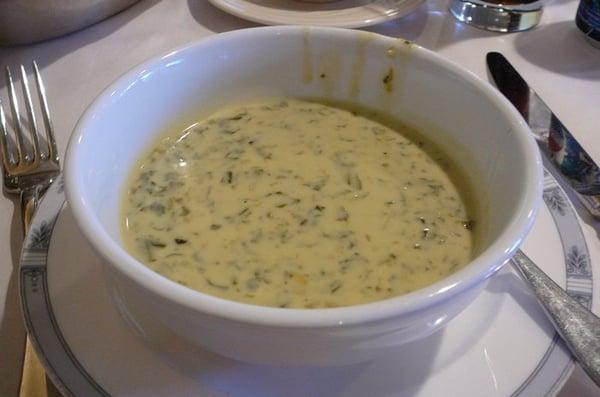 Cream of Spinach Soup