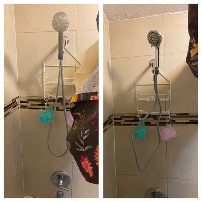 Hanged leaking shower head