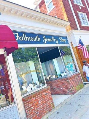 Falmouth Jewelry Shop storefront, Cape Cod MA