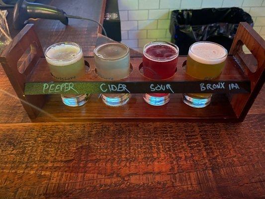 Beer flight