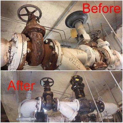 Replacing pneumatic valves in older systems