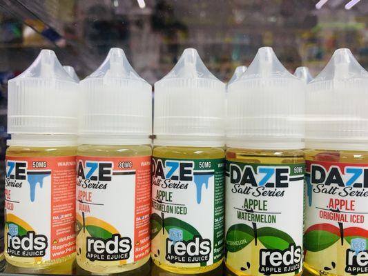 DAZE Salt Nics always available come get yours today !